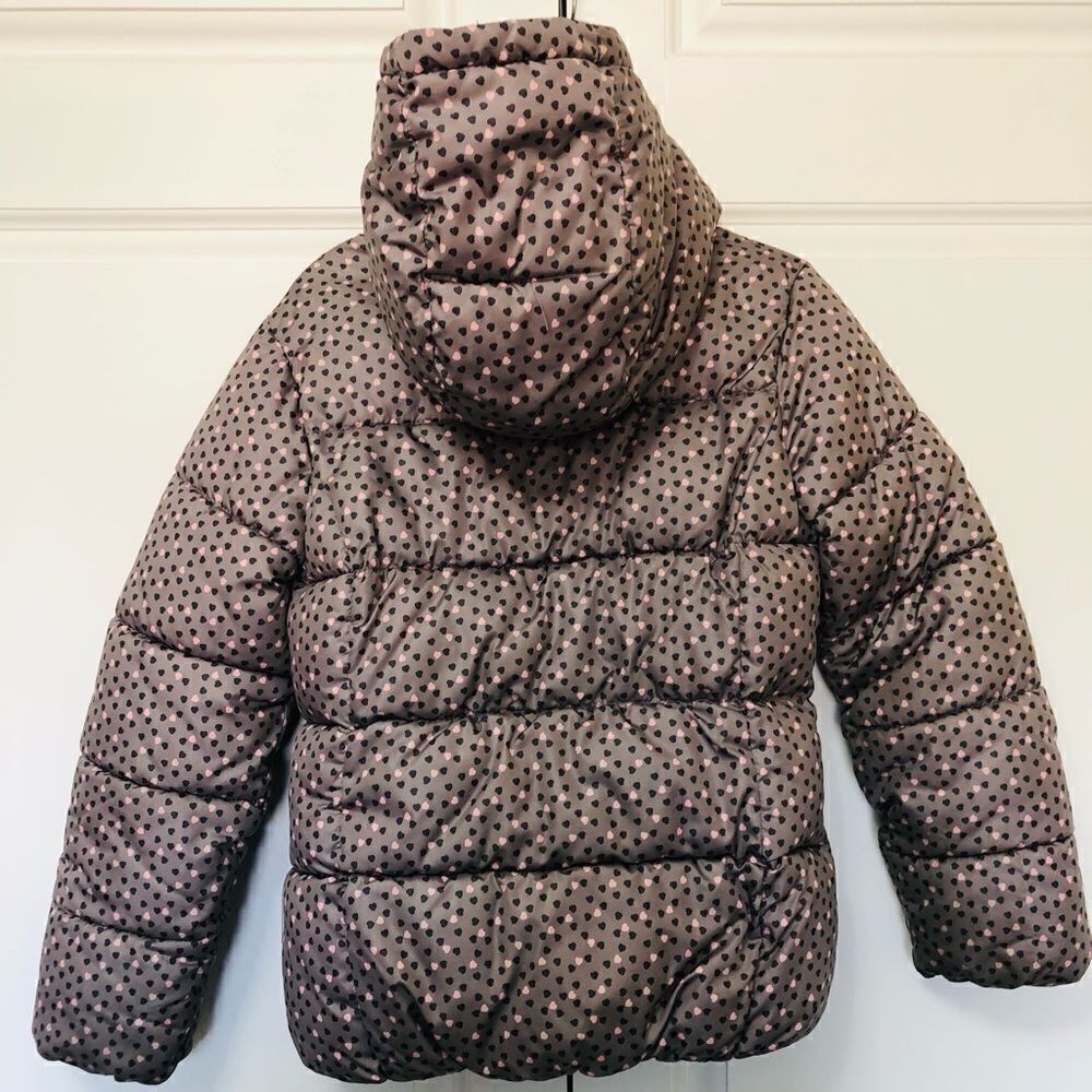 Sfera Girls’ Mini-hearts Puffer Jacket - Picture 2 of 8
